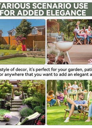 13" x 18" Ceramic Garden Stool with Woven Lattice Design & Glazed Strong Materials Decorative Outdoor Stool, White