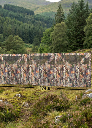 Camping Hunting Blind, 3-Panel Blind See Through for Hunting Camping 176" x 58.3" Camouflage