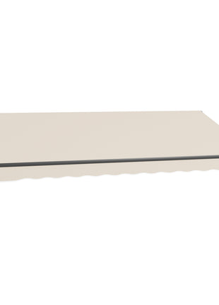 13' x 10' Retractable Awning, 280gsm UV Resistant Sunshade Shelter for Deck, Balcony, Yard, Beige