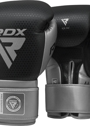 RDX L2 Mark Pro Sparring Boxing Gloves Hook and loop Black / Golden