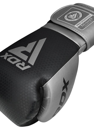 RDX L2 Mark Pro Sparring Boxing Gloves Hook and loop Black / Golden
