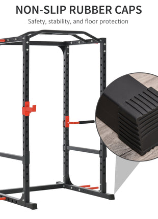 Power Tower Pull Up Bar Squat Rack Power Cage At Home Workout Equipment,Upper Body Strength Training Equipment