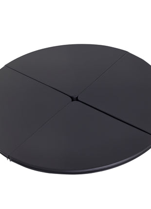 Pole Dance Mat, 2"T x 5'W Folding Pole Crash Mat for Home, Lightweight and Foldable, Black