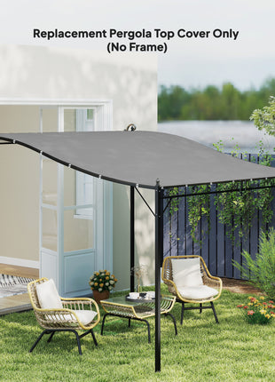 Pergola Canopy Replacement, Pergola Shade Cover for 10' x 10' Pergola ( 84C-038 Series), Dark Gray