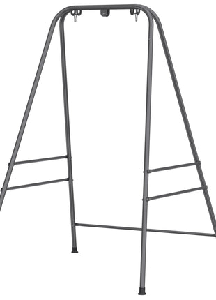 Hammock Chair Stand  Indoor and Outdoor Use with Anti-Slip Foot Pads, 2 Carabiners, Gray