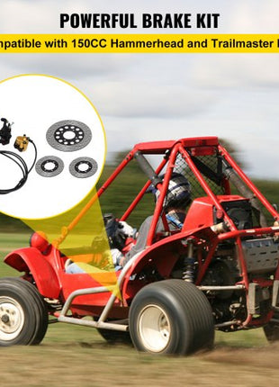 Complete Go-Kart Brake Master Cylinder Kit KD150BRKIT Go Kart
