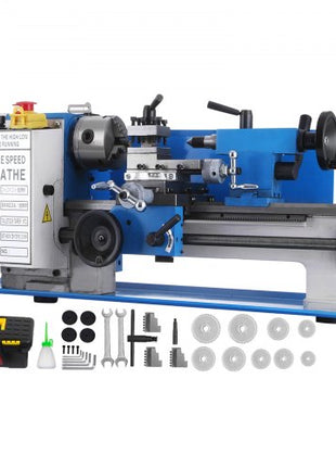 7x12" 400W Precision Mini Metal Lathe Variable Speed 2250RPM