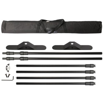 10pcs 8' X 8' - 10' X 8' Backdrop Banner Stand Step and Repeat Adjustable Telescopic Height and Width