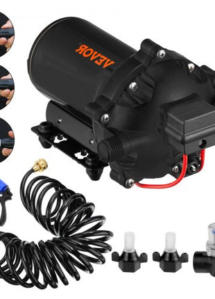 Washdown Deck Wash Pump Kit 12v 20 Lpm 70 Psi Caravan Rv Boat Marine