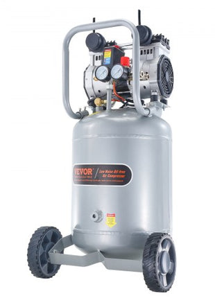 13 Gallon Air Compressor, 2HP 4.6 SCFM@90PSI Oil Free Air Compressor Tank, 66dB Ultra-Quiet Compressor for Tire Inflation, Auto Repair, Woodwork Nailing, Spray Painting (125PSI Max Pressure)