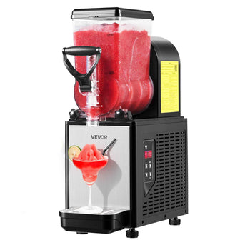 Slushie Machine, 6L/1.6Gal Commercial Slushy Maker, Frozen Drink Maker with Self-Cleaning, Margarita Machine for Restaurants Bars Party for Slushie, Margaritas, Milkshake & More