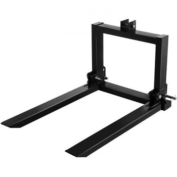 3 Point Hitch Pallet Fork 2000lbs, Fork Attachment for Category 1 Tractor, 25.5\'\'x22\'\'x41\'\', Steel Tractor Heavy Equipment Attachment, for Tractor, Skid Steer Loader