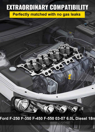 Replacement for 6.0L Cylinder Head 18MM Power Stroke Bare F-Series Cylinder Head 1843080C3