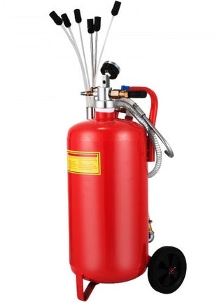 5 Gallon Portable Air Pneumatic Waste Oil Garage Extractor Drain Tank