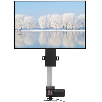 Automated TV Elevator, 20" Stroke for 28-32" TVs. Remote-Controlled, Adjustable Height 30-50", Supports up to 132 lbs