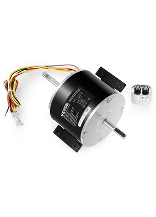 3315332.005 RV AC Fan Motor Replacement Genteq F48AF70A61, Dometic Brisk Air II Fan Motor, Compatible with Dometic Brisk Air II B57915 B59516 B59146 B59186 - 1/4HP AC115V 3A 1650RPM (3 Speeds)