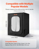 3D Printer Enclosure, Dustproof Waterproof Large Oxford Cloth 3D Printer Tent, Constant Temperature Protective Case with LED Lighting, Compatible with Creality/ELEGOO/Anycubic Popular Models