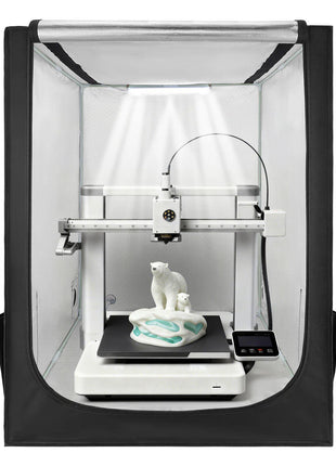 3D Printer Enclosure, Dustproof Waterproof Large Oxford Cloth 3D Printer Tent, Constant Temperature Protective Case with LED Lighting, Compatible with Creality/ELEGOO/Anycubic Popular Models