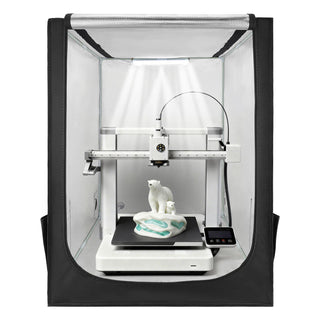 3D Printer Enclosure, Dustproof Waterproof Large Oxford Cloth 3D Printer Tent, Constant Temperature Protective Case with LED Lighting, Compatible with Creality/ELEGOO/Anycubic Popular Models