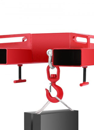 3 Tonne Large Forklift Lifting Hook Attachment 3000kg Telehandler Crane Jib Test Cert