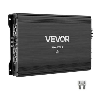 4 Channel Car Audio Amplifier 2 Ohm Stable Bridgeable Class A/B Full Range Amp Max Power 4 x 250W @ 4 Ohm / 4 x 500W @ 2 Ohm for Car SUV Truck Off-Road