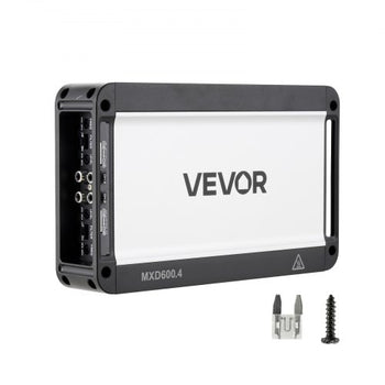 4 Channel Car Audio Amplifier 2 Ohm Stable Bridgeable Class D Full Range Amp Max Power 4 x 420W @ 4 Ohm / 4 x 600W @ 2 Ohm for Car SUV Truck Off-Road