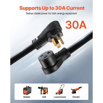 Welder Extension Cord, 30 Amp 50 ft, Extension Cord for Portable Welders, NEMA 6-50P, 10/3 AWG, 250V, 7500W Heavy Duty Pure Copper Welder Cable, for Outdoor MIG TIG Plasma, STW Weather-proof