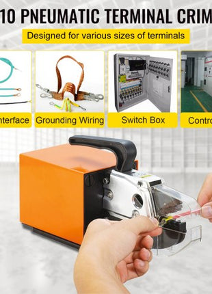 AM-10 Pneumatic Crimping Machine Tools for Terminals w/ CE certification