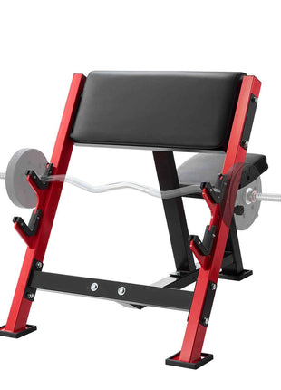 Preacher Curl Bench, Strength Training Benches, Max load 660 LBS Home Gym Fitness Equipment, Seated Arm Isolated Barbell Dumbbell Bicep Station, Adjustable Weight Bench with Bar Holders