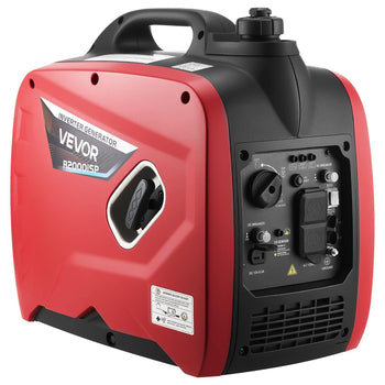 Inverter Generator, 2900W Peak Watt Quiet Inverter Generator, Portable Inverters Generators for Home Use, Gas Powered, Compact and Lightweight Design - Stable Power, CO Sensor, Long Run Time