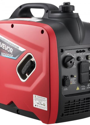 Inverter Generator, 2900W Peak Watt Quiet Inverter Generator, Portable Inverters Generators for Home Use, Gas Powered, Compact and Lightweight Design - Stable Power, CO Sensor, Orange/Black