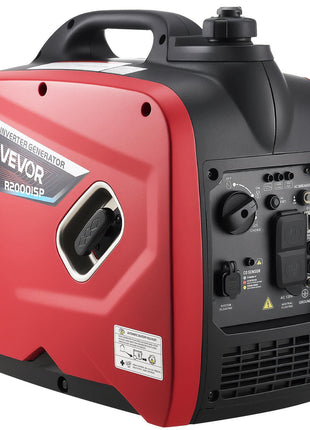 Inverter Generator, 2900W Peak Watt Quiet Inverter Generator, Portable Inverters Generators for Home Use, Gas Powered, Compact and Lightweight Design - Stable Power, CO Sensor, Orange/Black