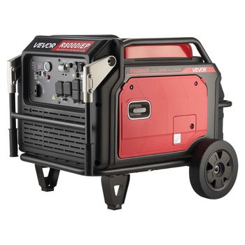 Inverter Generator, 10KW Peak Watt Inverter Generator, Remote Start Inverters Generators for Home Outdoor, Gas Powered, Stable Power, CO Sensor, RV Ready 1A & 2.1A Outlet (6.8KW Operating Power)