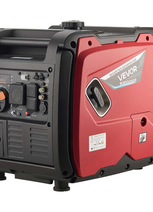 Inverter Generator, 4200W Peak Watt Quiet Inverter Generator, Electric Start Inverters Generators for Home Outdoor, Gas Powered, Stable Power, CO Sensor, RV Ready 8.3A Outlet, Long Run Time