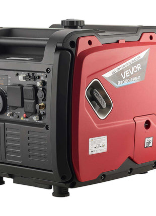 Inverter Generator, 4200W Peak Watt Quiet Inverter Generator, Dual Fuel Inverters Generators for Home Outdoor, Gas & LPG Powered, Stable Power, CO Sensor, RV Ready 8.3A Outlet, Long Run Time