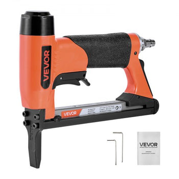 Pneumatic Staple Gun, 20 Gauge Long-Nose Upholstery Stapler for 50 Series Fine Wire Staples 1/2-inch Crown 1/4"-5/8" Length, Max 110PCS Loading Air Staple Gun for Upholstering, Woodworking, DIY