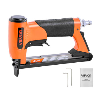 Pneumatic Staple Gun, 20 Gauge Air Upholstery Stapler for 50 Series Fine Wire Staples 1/2" Crown 1/4"-5/8" Length, Max 110PCS Loading Air Staple Gun for Upholstering, Woodworking, DIY Projects