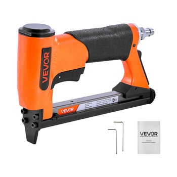 Pneumatic Staple Gun, 21 Gauge Air Upholstery Stapler for 80 Series Fine Wire Staples 1/2" Crown 1/4"-5/8" Length, Max 150PCS Loading Air Staple Gun for Upholstering, Woodworking, DIY Projects
