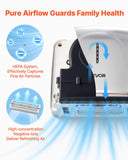 Hand Dryer, 1300W Bathroom Air Hand Dryer, Automatic High Speed with HEPA Filter, Fast Drying, Premium ABS Construction, AC110-120V Commercial Wall Mounted for Home Bathroom, Guest Room,Homestay