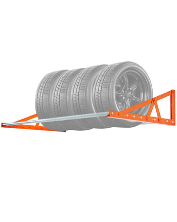 Wall Mounted Tire Rack, 31" - 56" Adjustable Tire Rack, Q235 Heavy-Duty Steel Tire Storage Rack for R14-R20 inch Standard Tires, Max 400lbs Load Capacity, Ideal for Garage Workshop Repair Shop