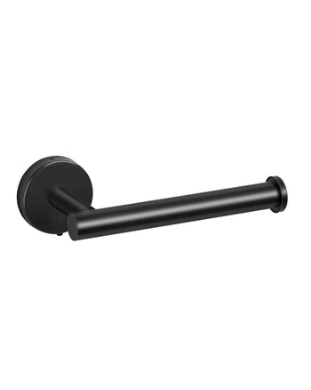 Toilet Paper Holder, Fits Mega Rolls Size, Premium Stainless Steel Rustproof Material, Wall Mounted with Screws, Toilet Roll Tissue Holder for Bathroom, Washroom, Kitchen, Matte Black