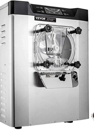 Commercial Ice Cream Machine 1400W 20/5.3 Gph Hard Serve Ice Cream Maker with LED Display Screen Auto Shut-Off Timer One Flavors Perfect for Restaurants Snack bar Supermarkets