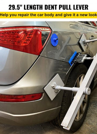 Dent Pull Lever Bar Kit Fit for Both Aluminum and Steel Dent Pulling (750MM)