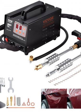Stud Welder Dent Repair Kit, 110V Spot Welding Machine with Slide Hammer Dent Puller, Professional Dent Removal Kit for Auto Body Dent Repair