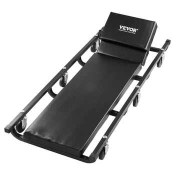 Mechanic Garage Creeper, 40-Inch, 300 lbs Capacity Automotive Rolling Creeper with 6 Casters Adjustable Cushioned Headrest, Heavy Duty Steel Frame Low Profile for Garages, Repair Shops, and DIY
