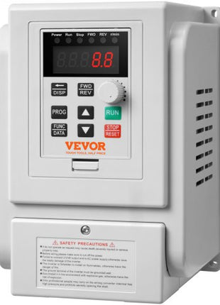 VFD 5HP, 4KW, 18A, 1 Phase 220V-240V Input to 3 Phase 220V-240V Output Variable Frequency Drive, 0-400Hz VFD for AC Motor Speed Control