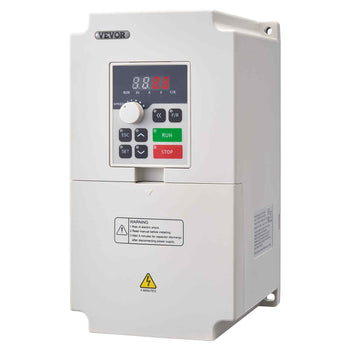 Variable Frequency Drive, AC 220V Input 4KW Variable Frequency CNC Drive Inverter Converter, VFD 5.5HP 1 or 3 Phase Input, 3 Phase Output, CNC Motor Inverter Converter for Motor Speed Control