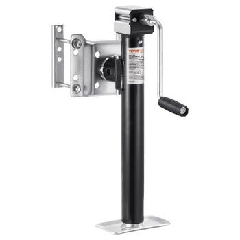 Trailer Jack, 5000 lbs Dynamic Load Capacity, Heavy Duty Swivel Bolt-on Trailer Jack, 14.3" Lift Trailer Jack Stand with Handle for RV Trailer, Horse Trailer, Utility Trailer, and Yacht Trailer