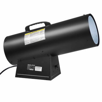 Propane Heater, 125000BTU Forced Air Propane Heater with Stepless Temp Settings & security Protection, Portable Garage/Shop Barrel Heater for Garages, Job Sites,Indoor/Outdoor