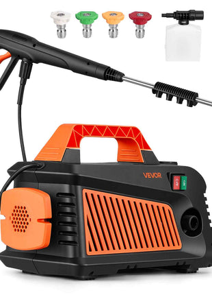 Electric Pressure Washer, 2000 Max PSI 1.59 Max GPM, Portable Power Washer with 4 Nozzles, Metal Extension Wand, Built-in Carry Handle, Compact & Flexible for  Cars,Driveways,Patios,Fences,Home